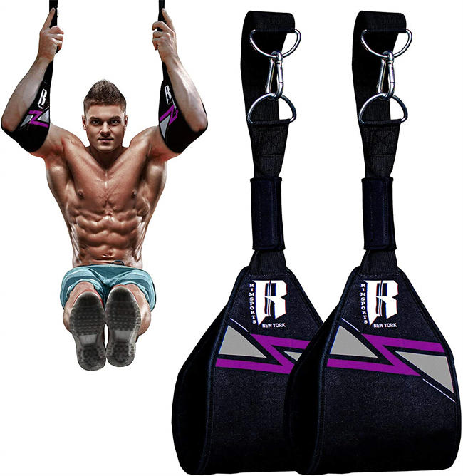 Ab Straps for Pull Up Bar, Ab Sling Strap for Hanging, Ab Straps Hanging Abdominal Workout, Knee Up Ab Straps - Pull Up Straps & Ab Hanging Straps - Ab Straps for Pullup Bar for Men & Women